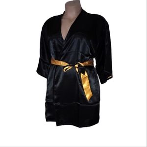 Gold and black Kimono robe